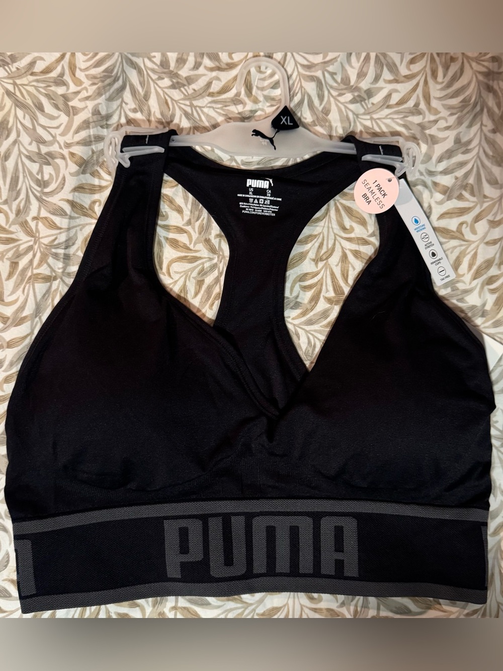 NWT Puma seamless sport bra size XL